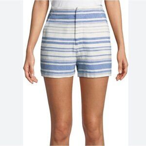 Joie Stripe High Rise Shorts Size 6